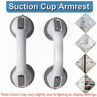2PCS Shower Grab Bars Toilet Non-slip Support Handle Bathroom Safety Grab Rod Handles Elderly Child Vacuum Suction Cup Handrail