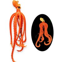 TAKEDO 20G TPR Glow Octopus Lure Octopus Skirt Soft Lures 16# 26# Assist Hooks Trolling Luminous Artificial Bait For Bass Tuna