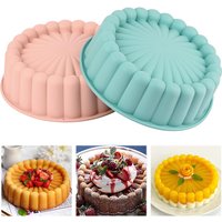 Charlotte Cake Pan Nonstick Kitchen Silicone Cake Molds for Cheese Chocolate Baking Pans Dessert Mold Freezer Safe