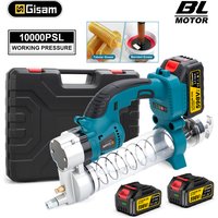 Gisam 10000PSL Bezszczotkowy Elektryczny Smarownik 69Mpa Wysokociśnieniowy do Smarowania Samochodów, Konserwacja Aut, Kompatybilny z Baterią Makita 18V