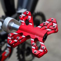 1 Paar Fahrradpedale aus dreifachem Aluminium, Universalpedale für Mountainbikes und Rennräder