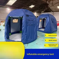 DurableEmergency Rescue Tent Portable Inflatable Outdoor Rain And Sun Protection Free Tent