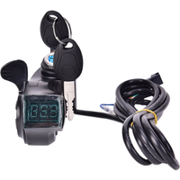 AliExpress Gmarty 1Pc Electric Bicycle Finger Thumb Throttle With Power Switch LCD Display Switch Handlebar Grips E-Bike Scooter Accessories
