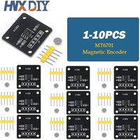 1/5/10pcs MT6701 Magnetic Encoder Magnetic Induction Angle Measurement Sensor Module 14bit High Precision Replacement AS5600