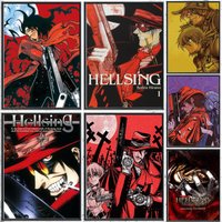 Hellsing Poster HD Waterproof Self-Adhesive Wall Art – Multi-Scene Use, Top Gift Pick