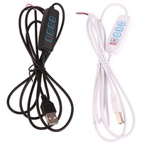 1.5M USB 5V LED -color Dimming Color Switch Cable Dimmer 4-Key Controller 2CH For Low Voltage LED CCT Bicolor Light