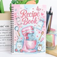 Personal Recipe Book -for Handwritten Cooking Daily Meal Prep Planning Recording, Beginner Baking Travel Kitchen Birthday