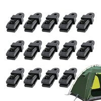 15pcs Heavy Duty Tarp Clips Strong Fixed Clamp Tent Lock Grip Outdoor for Tarpaulins Truck Covers Boat Swimming Pool Canvas