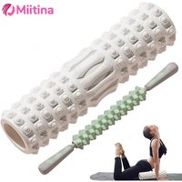 30cm Yoga Column Gym Fitness Pilates Foam Roller Exercise Back Massage Roller Yoga Brick Home Fitness Equipment in Legs & Arms