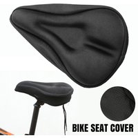 Bicycle Bike Seat Cover Spin Cushioned Gel Padded Bicycle Exercise Kid Saddle UK