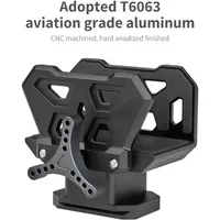 Premium Rifle Saddle Clip Adapter for Arca Swiss QR Board - Suitable for Hunting and Outdoor Shooting Stands