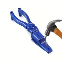 New Heavy-Duty Plastic Finger Joint Pliers with Ergonomic Handle & Locking Mechanism Non-Slip Grip for Nail, Hammer nail clip
