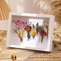1PCS Square Modern Style Resin Photo Frame DIY Hollow Specimen Box Display Case for Butterfly Insect Clay Dry Flower