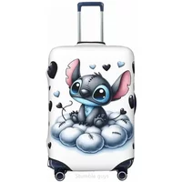 Stretchable Travel Luggage Protector Fashion S-Stitches Pattern 18-32 Inch Luggage Proof Anti-Scratch Washable Suitcase Cover
