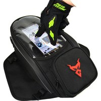 Outdoor Motorcycle Fuel Tank Bag Waterproof Magnetic Tank Bag Navigation Universal Motorbike Riding Tool Backpack