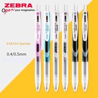 3pcs Japan ZEBRA Gel Pen 0.4/0.5mm JJZ33 Sarasa Speedy Black Carbon Smooth Quick Drying Signature Kawaii School Supplies