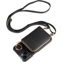 PU Leather Phone Case for Samsung GalaxyS25 S24 S23 S22 S21 S20 Ultra Plus FE Anti-Drop with Lanyard Card Slots Wallet Cover