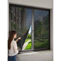 Total Blackout Window Film 90% Black Privacy UV Blocking Static Cling Heat Resistant Shatterproof for Bedroom Office Home Theat