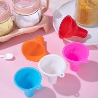 Silicone Wide-mouth Funnel Milk Powder Bean Funnel Large-caliber Multi-function Wine Leak Oil Leak Kitchen Accessories