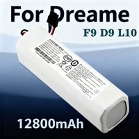 100% Oryginalna bateria do robota sprzątającego Dreame D9 F9 L10 L10 Pro, akumulator litowo-jonowy 6500mAh, pakiet baterii 4INR19/66-2