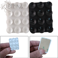 Hot Silicone Suction Pad For Mobile Phone Fixture Cup Backed Adhesive Silicone Rubber Sucker Pad For Fixed Pad