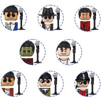 TP1062 Famous Person Creative Plastic Mini Assembled Building Blocks Bricks Action Figures For Educational Toys