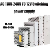 AC 220V 12V Power Supply 1A 2A 3A 5A 6A 10A 20A 30A 40A 50A Lighting Transformer LED Driver SMPS 12V Switching Power Supply 2A