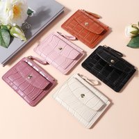 2026 NEW Women Small Coin Purse Multi-Slot Fashion Short Wallet Solid Color Casual Money Wallet Daily Bag for Ladies