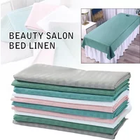 Beauty Massage Table Cover Spa Salon Bed Sheet with Face Hole Beauty Salon Massage Table Bed Sheet Beds Mattress