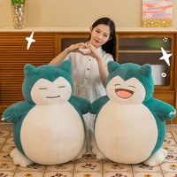 30/45/60CM PokéMon Snorlax Soft Plush Toys Doll Pillow Home Sofa Decoration Cute Anime Cartoons Gift For Girls Birthday Present