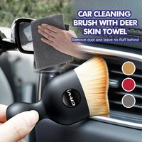Car Microfiber Wash Towel Super Absorbency Drying Towel Soft Brush Tool For Honda Civic Accord Fit Jazz CRV BRV HRV Insight