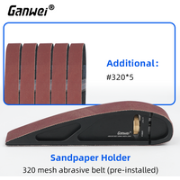 Sandpaper Holder Hand Sanding Portable Adjustable Manual Curve Plane Sandbelt Grinding Polisher Sandpaperboard Woodworking Tool
