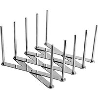 Leeseph Organisateur de couvercle de casserole, porte d'armoire, assiettes, support de vaisselle, conteneurs réutilisables, étagère pour plateaux de service, assiette à vaisselle