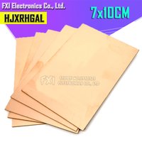5pcs FR4 PCB 7x10cm 7*10 Single Side Copper Clad plate DIY PCB Kit Laminate Circuit Board igmopnrq