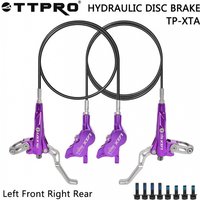 AliExpress NONE TTPRO XTA 4-Pistons MTB Bike Hydraulic Disc Brake Left Front 800MM Right Rear 1450MM Caliper Brake Mountain Bike Cycling Parts
