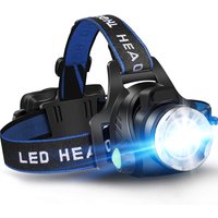 Powerful LED Induction Headlamp USB/DC Rechargeable Headlight Aluminium Alloy Outdoor Waterproof Head Lamp High Lumen Head Torch