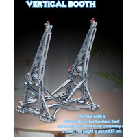 MOC Space Falcon Vertical Display Bracket Building Blocks Set For 75192 Starship Sturdy Stand DIY Bricks Toys For Children Gifts