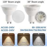 10pcs Hight Lumen GU10 Led Spot Light No Fliker 8W 9W LED Bulb AC 220V 120V Replace 50w Halogen Lamp for Home Lighting Derection