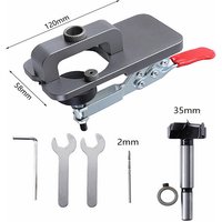 35mm Concealed Hinge Drilling Jig Guide Hinge Hole Drilling Guide Carpenter Woodworking Tool Hole Opener Locator Door Cabinet