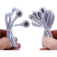 2/4Way 2.35mm Plug Electrode Wire for TENS EMS Massager Electrical Nerve Muscle Stimulator - Electrode Cable Line