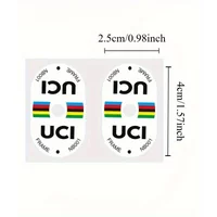AliExpress NONE 2PCS UCI Certified Valve Stickers Scratch Resistant PVC for Road Mountain Bike High Quality