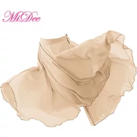 MiDee Dance Skirt Girls Women Lace-up Modern Ballet Wraps Training Dance Wear Half-Skirt Basic Lyrical Contemporary Performance