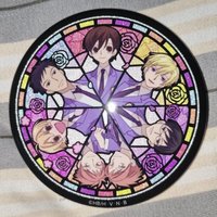 Ouran High School Host Club Round Badge Fujioka Haruhi Brooch Suou Tamaki Pins Bag Accesorios Anime Goods Collection Ornament