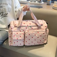 Corduroy Travel Tote Bag Large Capacity Carry on Travel Bag with Shoe Compartment Sports Fitness Bags for Women Duffle Bags