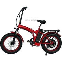 EU Warehouse Adult Fat 20inch Electric Folding Bike 1000 Watts Snow Cargo Ebike Foldable 1000w Electric Bicycle