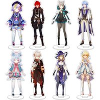 16CM Anime Game Genshin Impact Venti Nahida Sigewinne Lynette Peruere Kamisato Ayato Cos Acrylic Figure Stand Ornaments Gifts