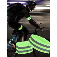 AliExpress NONE 1/2pair Reflective Bands For Wrist Arm Ankle Leg High Visibility Reflective Strap Night Walking Cycling Running Safety Reflector