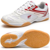 New Professional Table Tennis Shoes Men Women Anti Slip Badmintons for Couples Blue Red Light Weight Badminton Sneakers