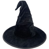 Large Black Wicked Witch Hat for Women,Halloween Witch Cap Cosplay Costume Accessory for Party Favor