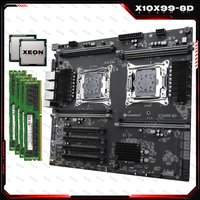 HUANANZHI X10X99-8D IPMI Dual Motherboard XEON LGA2011-3 Intel C612 DDR4 512GB Quad Channel M.2 NVMe 2.5G LAN 10 SATA